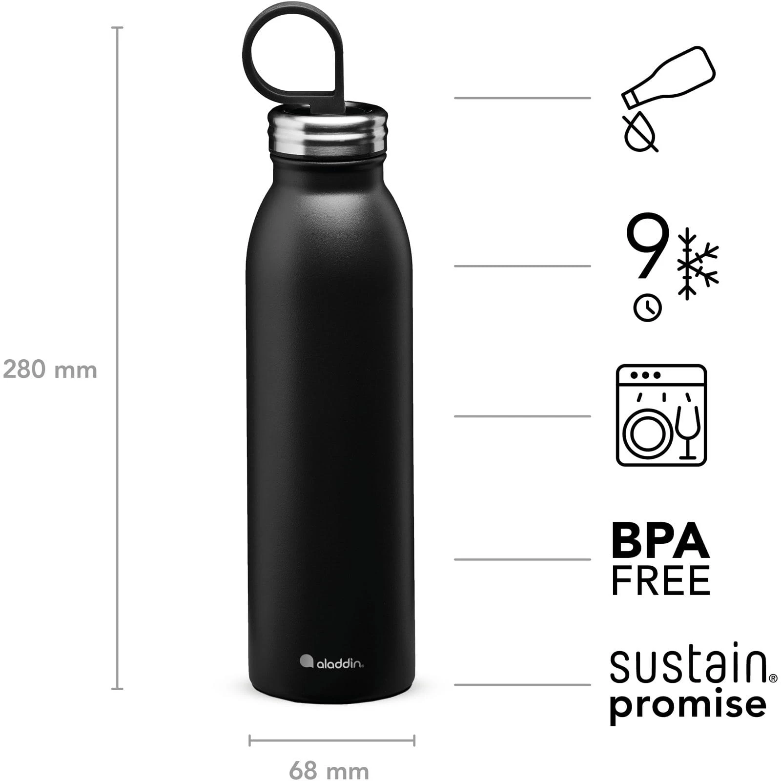 Aladdin Chilled Thermavac 550 Ml - Thermo-Trinkflasche – Bild 2