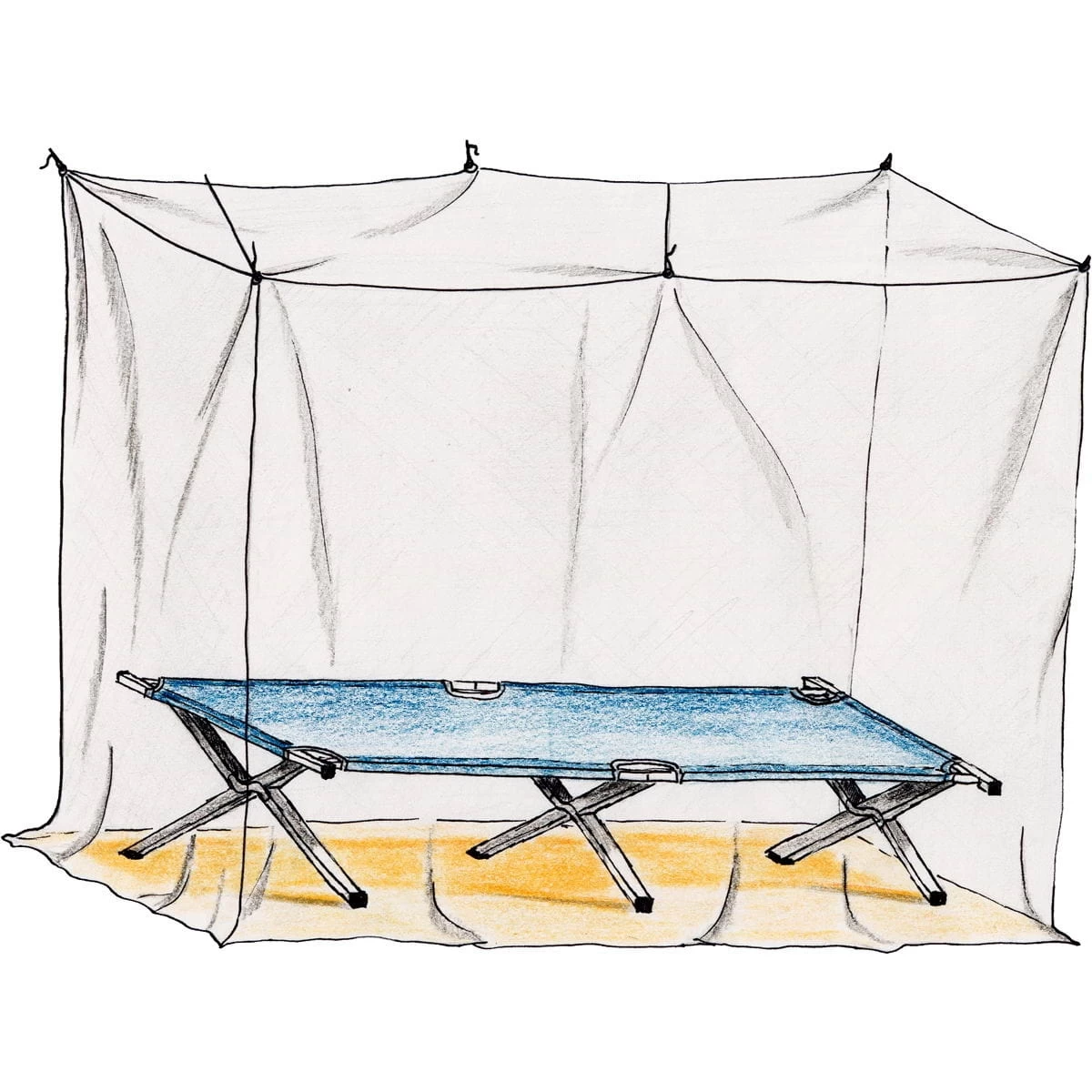 Basic Nature Moskitonetz Klassik Solo 225