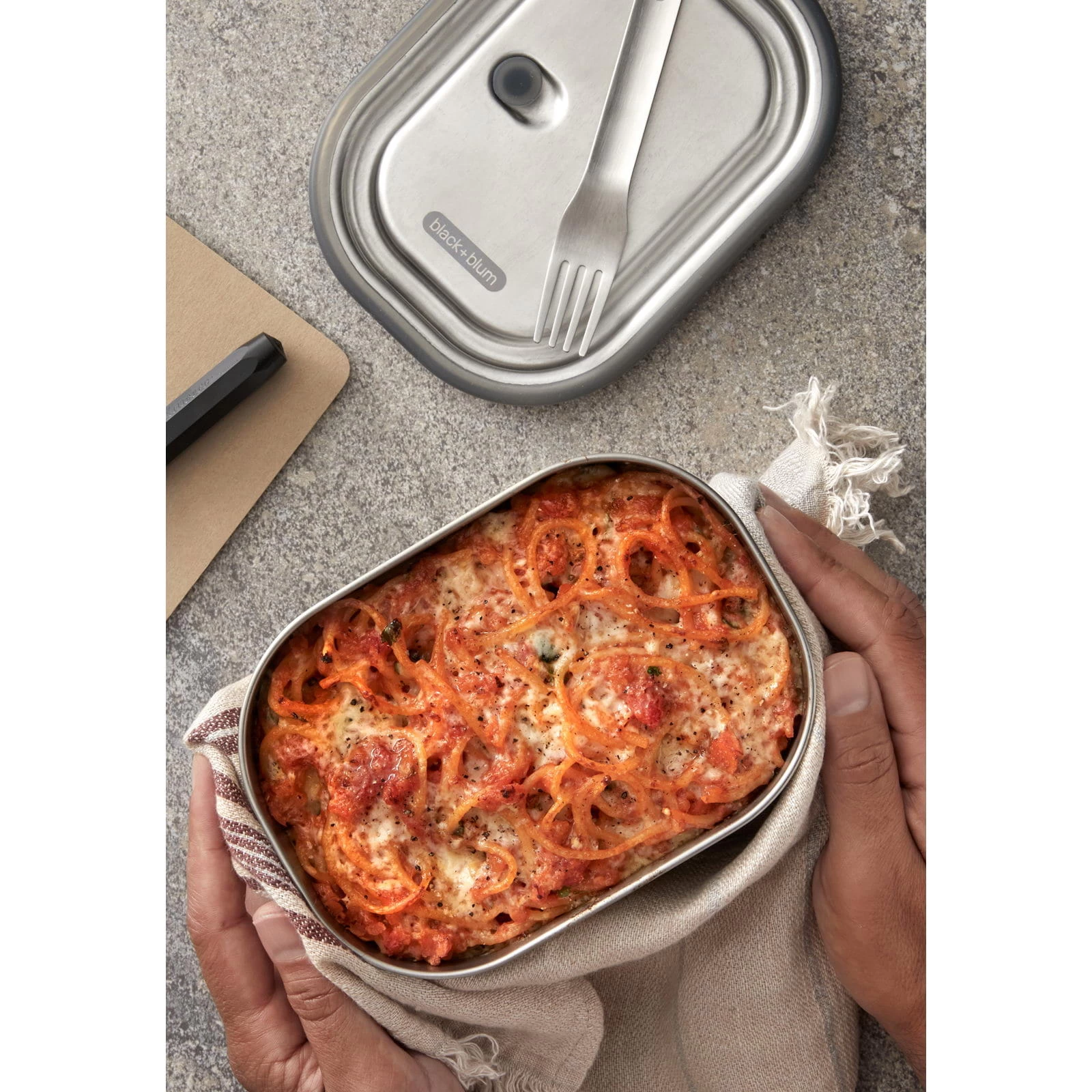 Black+blum Stainless Steel Lunchbox 600 Ml - Edelstahl-Proviantdose – Bild 5