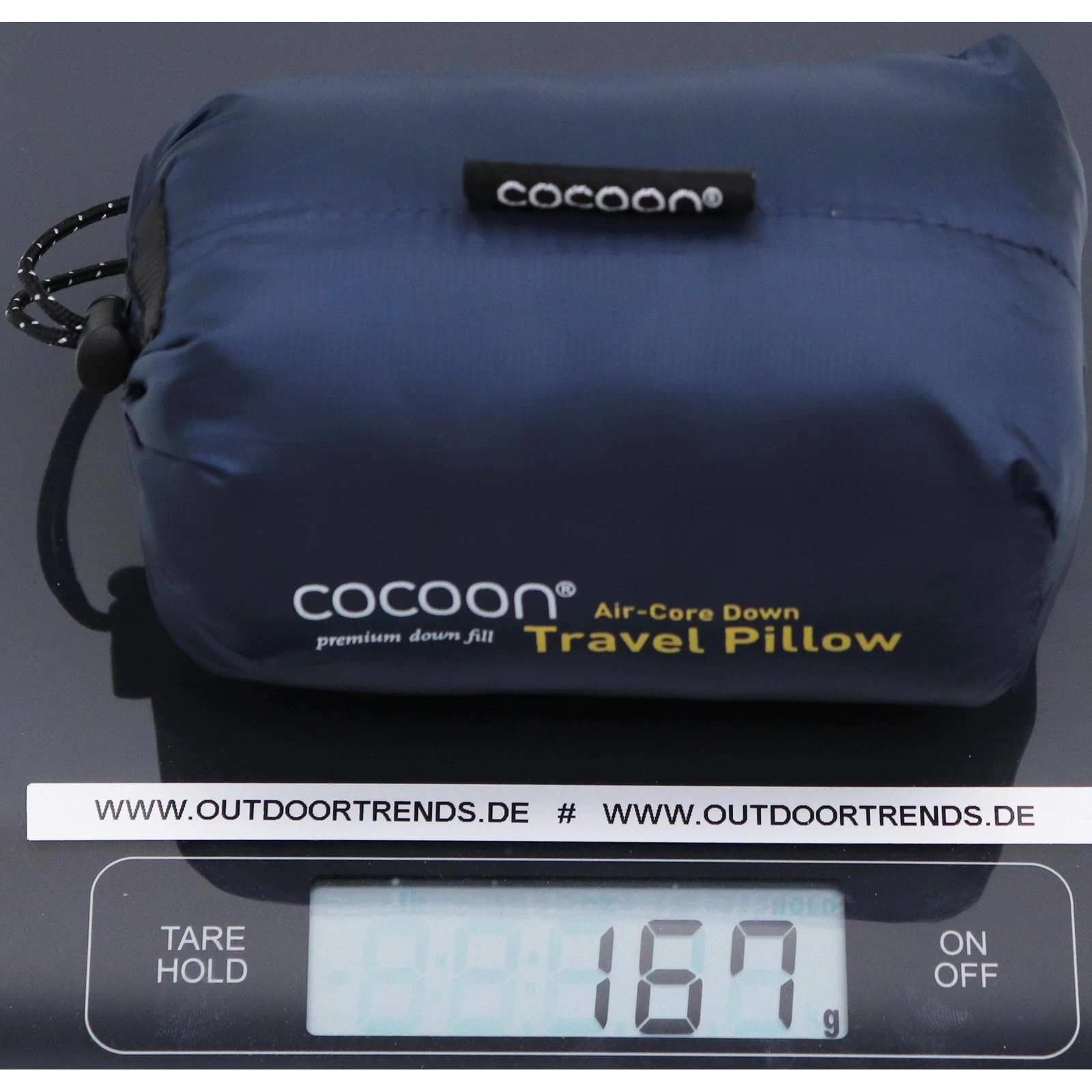 COCOON Air-Core Down Travel Pillow - Daunenkopfkissen – Bild 3