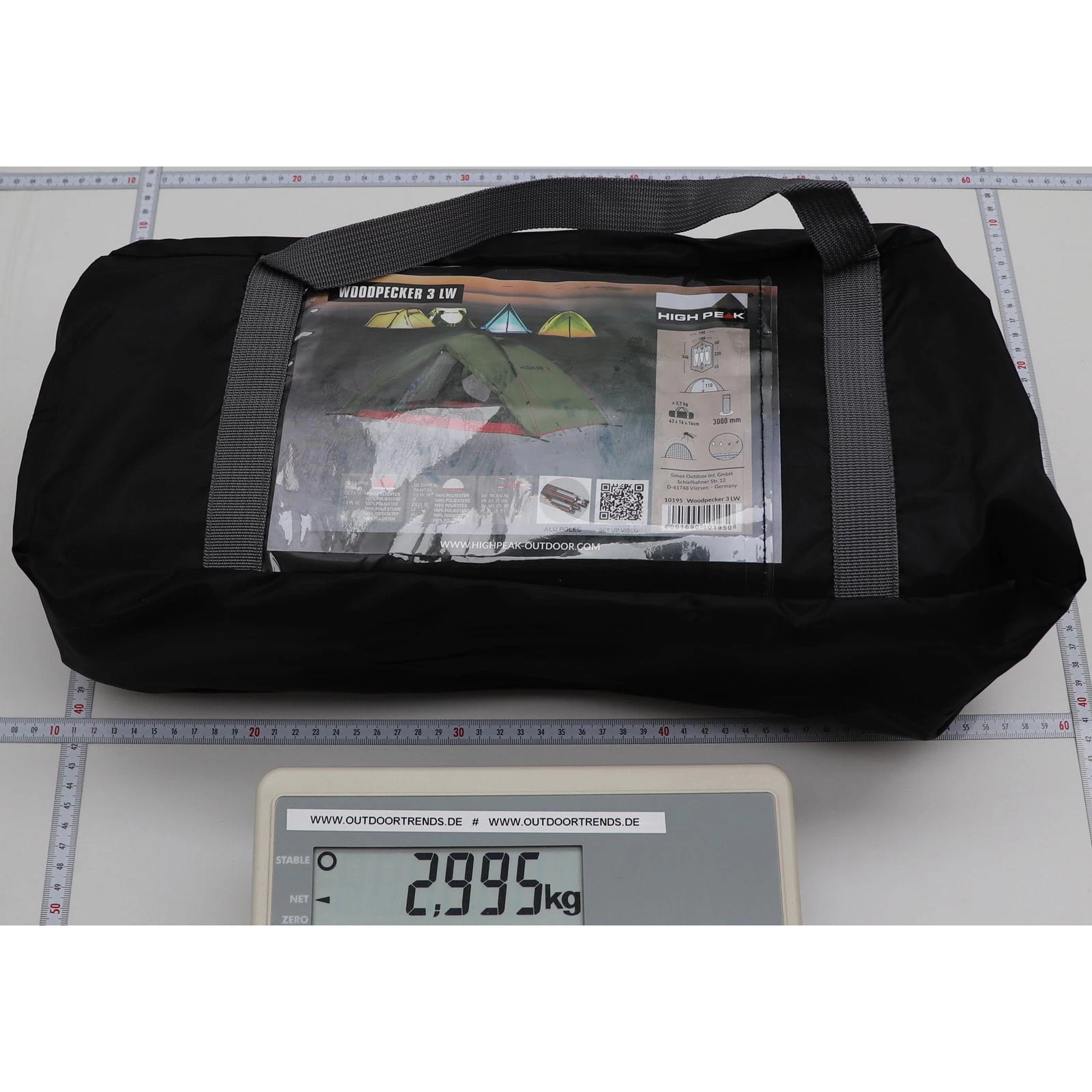 HIGH PEAK Woodpeckers 3 LW - Kuppelzelt – Bild 2