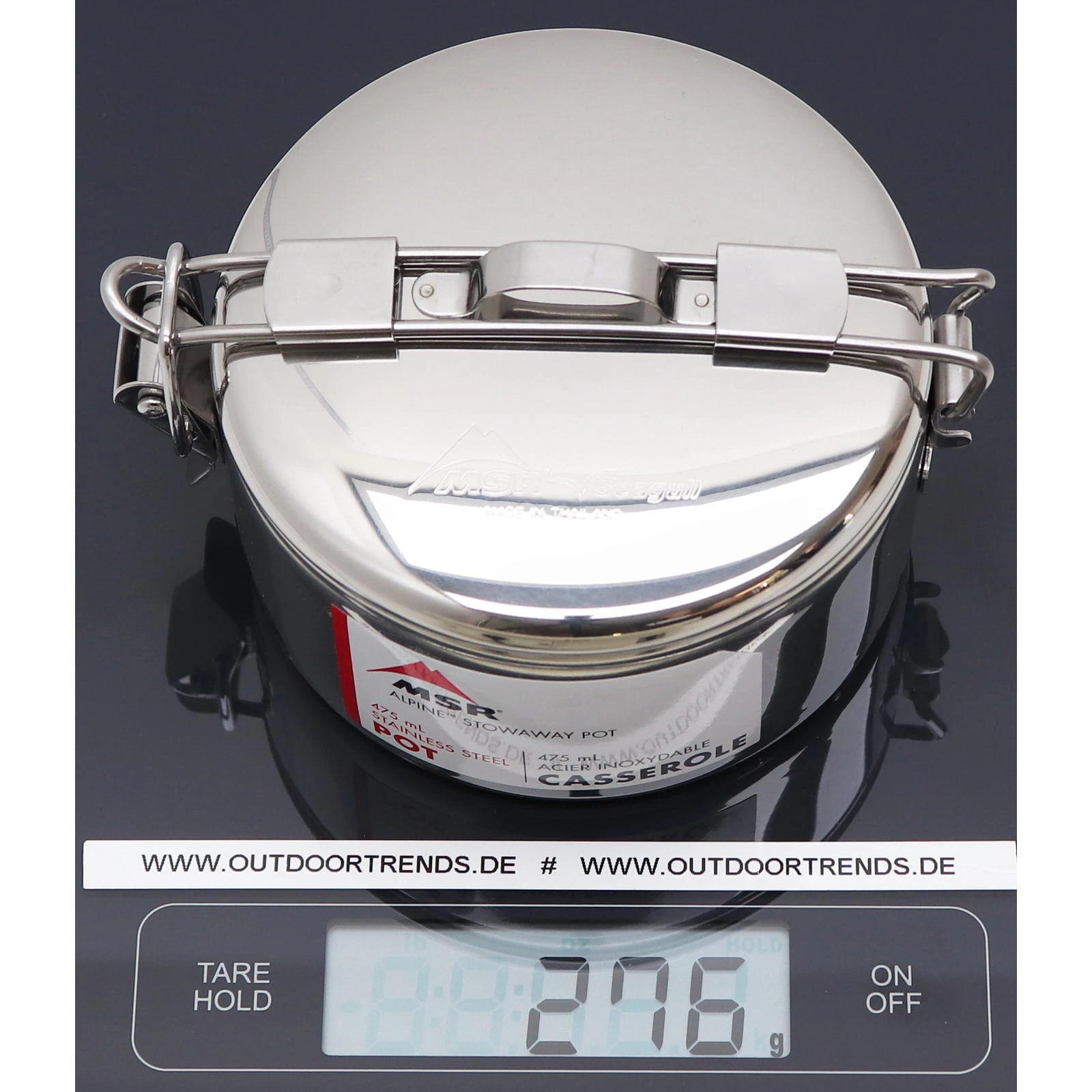 MSR Alpine Stowaway Pot 475 Ml - Edelstahl-Topf – Bild 5