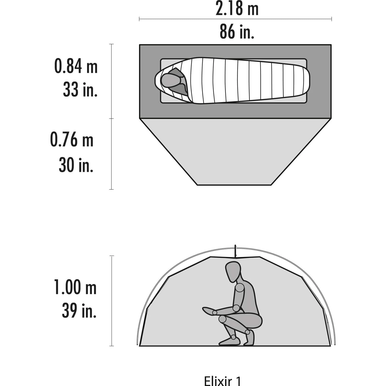 MSR Elixir 1 - Ein-Personen-Zelt – Bild 6