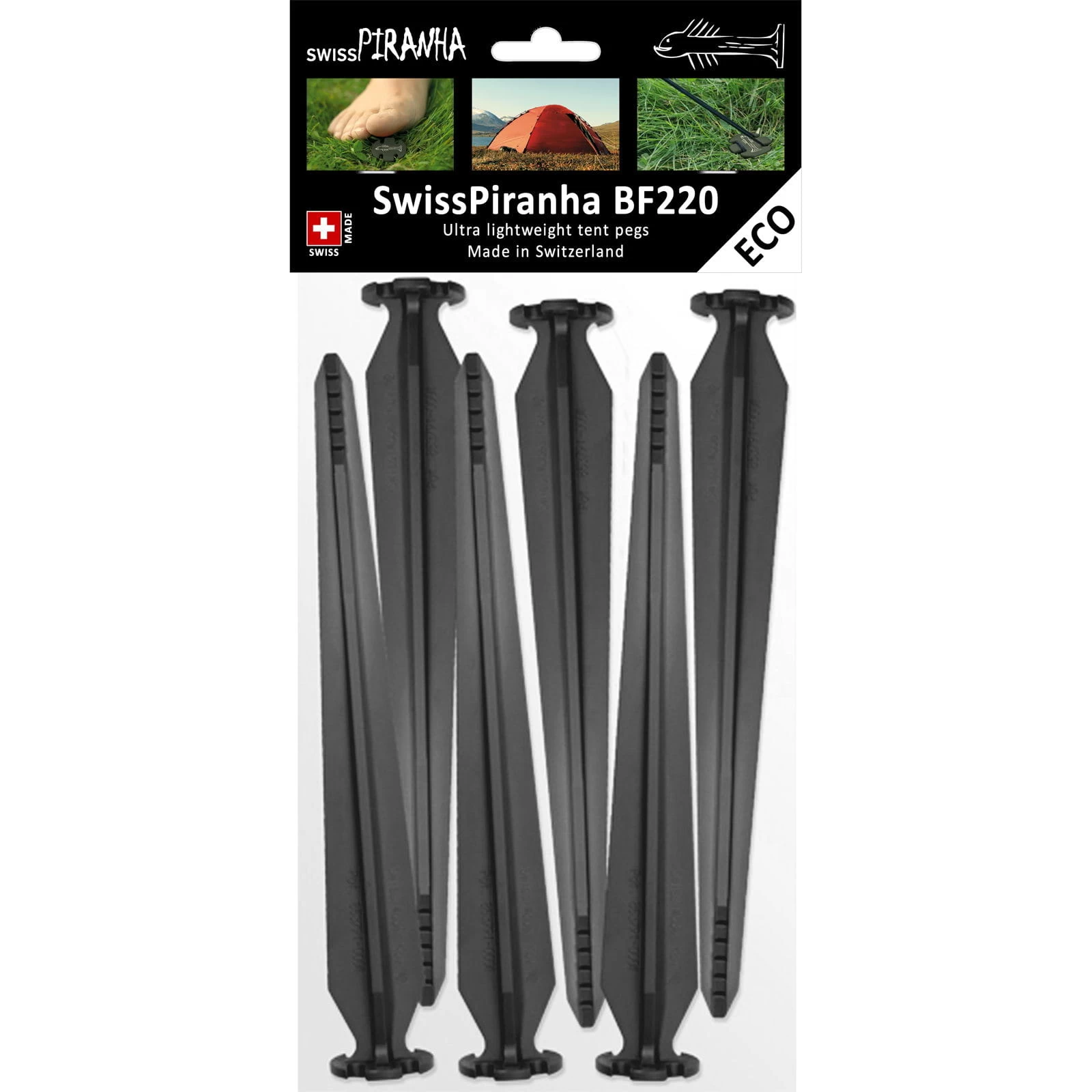 SwissPiranha BF220 - Zeltheringe – Bild 2