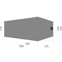 Tatonka Floor Sheet LT Gargia 3 - Zeltunterlage