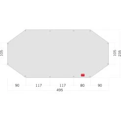 Tatonka Floor Sheet PE Alaska 4 - Zeltunterlage