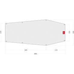 Tatonka Floor Sheet PE Narvik 2 - Zeltunterlage