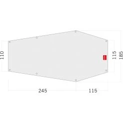 Tatonka Floor Sheet PE Narvik 3 - Zeltunterlage