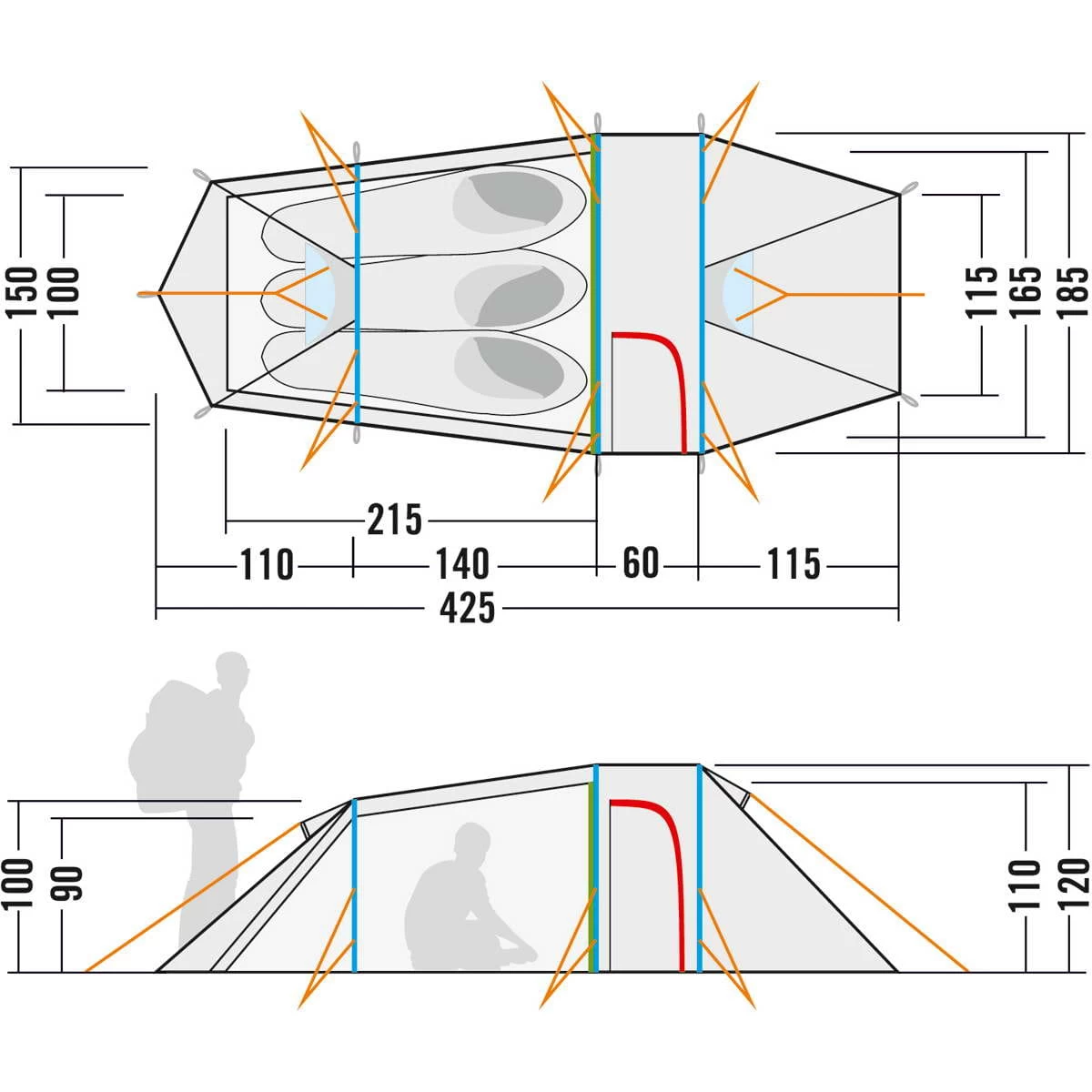 Tatonka Grönland 3 - Drei-Personen-Zelt – Bild 3