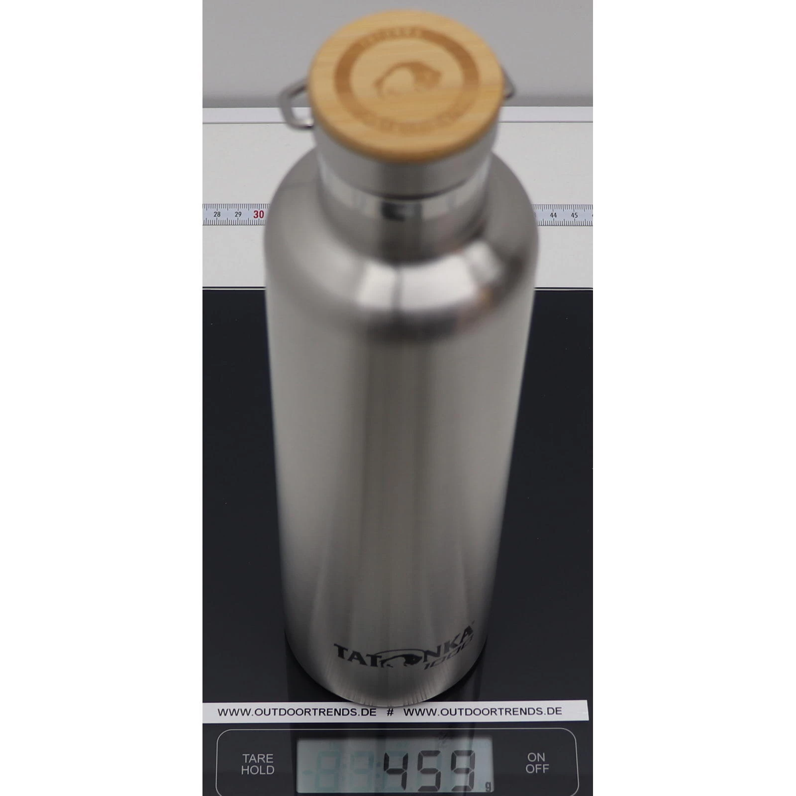 Tatonka Hot + Cold Stuff Bamboo Lid 1000 - Thermosflasche – Bild 3