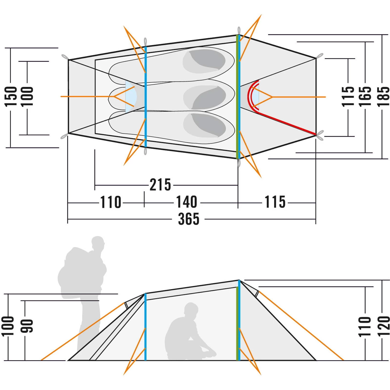 Tatonka Narvik 3 - Drei-Personen-Zelt – Bild 3