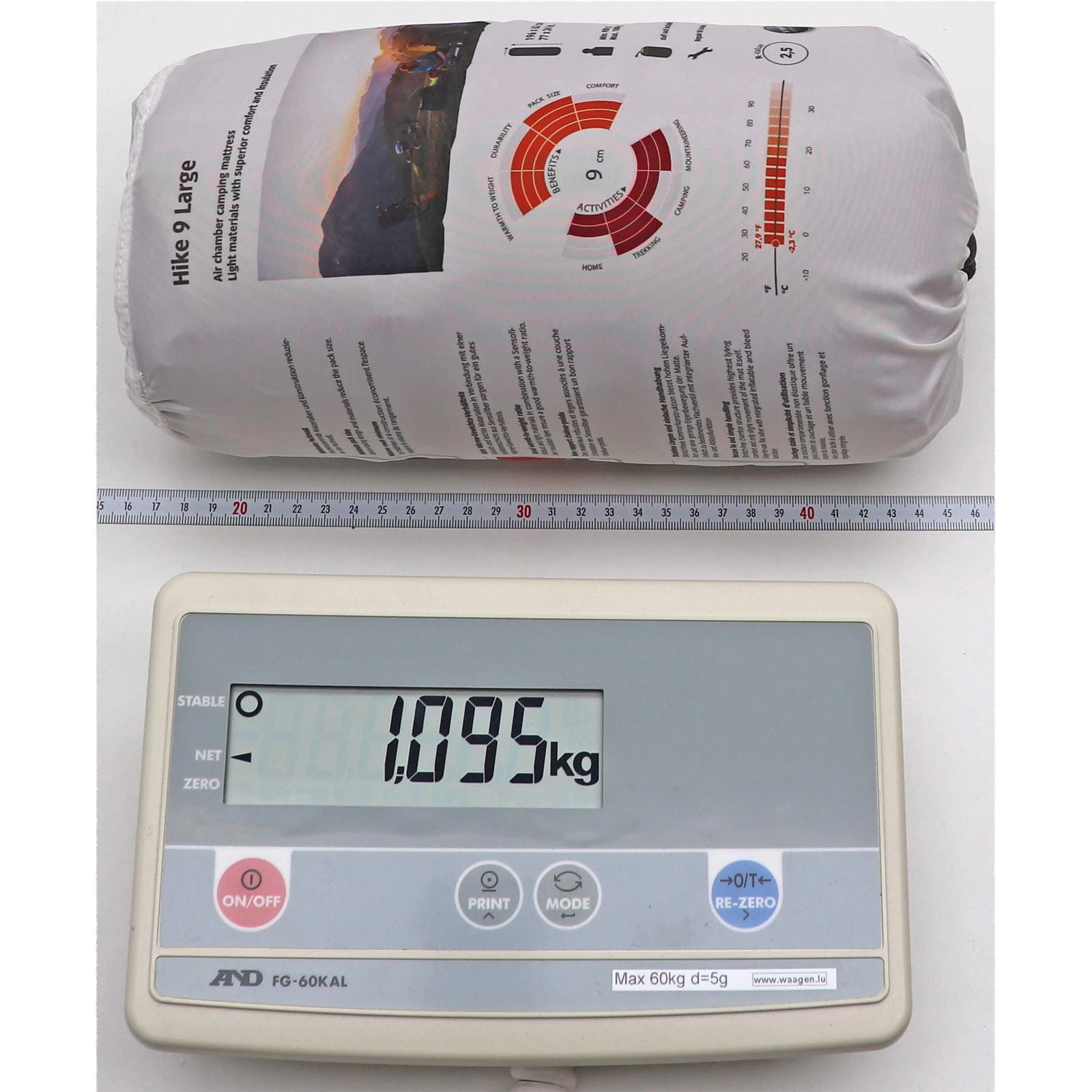 VAUDE Hike 9 - Iso-Luftmatratze – Bild 3