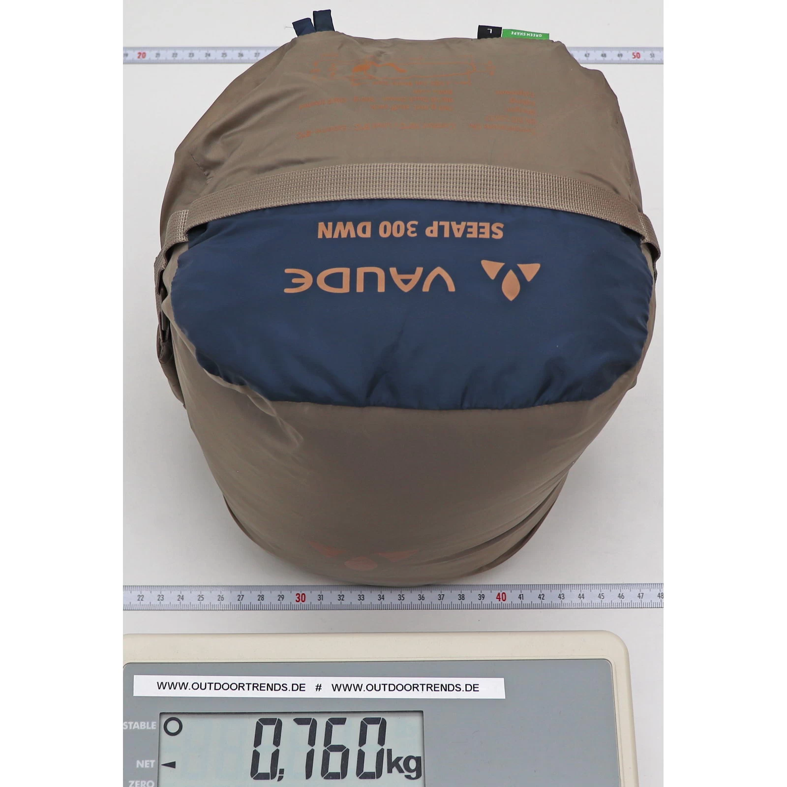 VAUDE Seealp 300 DWN - Daunen-Schlafsack – Bild 2